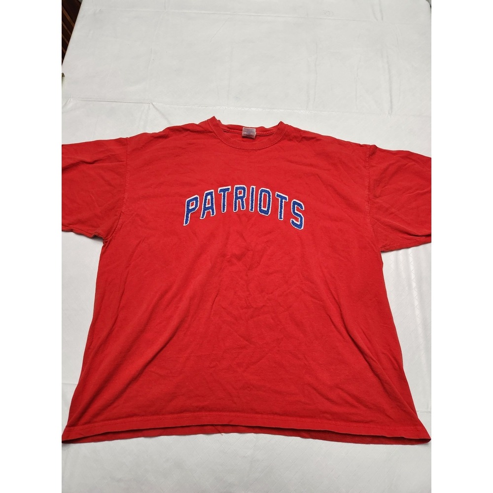 New England Patriots Shirt Mens 2XL NFL Football Gildan Tee Short Sleeve